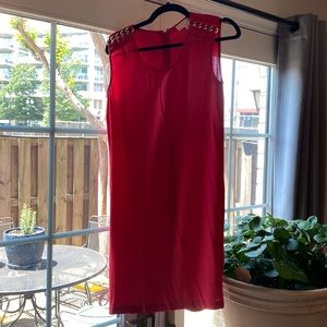 Red Michael Kors dress, size S